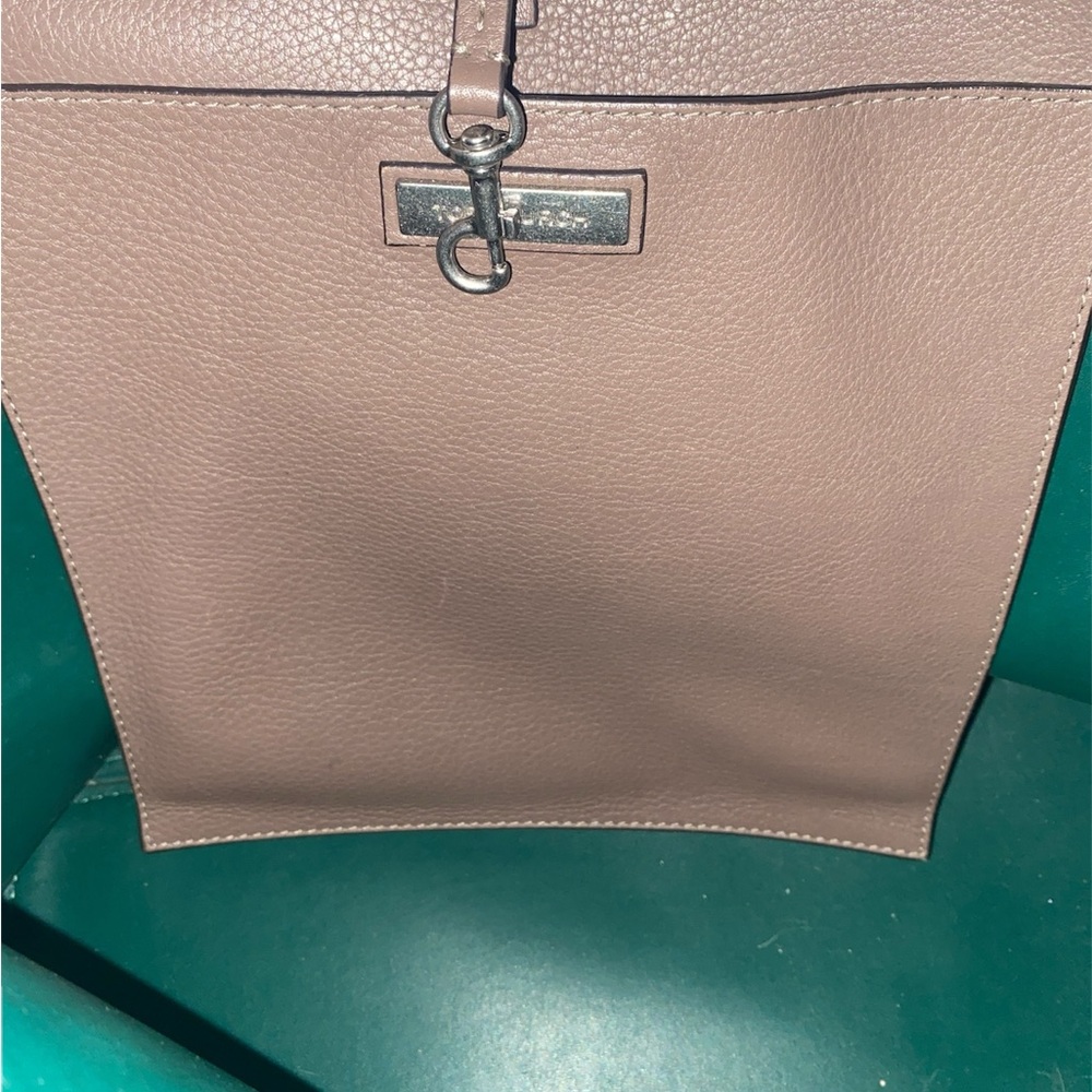 Tory Burch Brown Leather Tote Bag (needs some handle repair) - Picture 7 of 9
